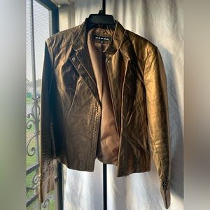 Revue Leather Blazer Jacket